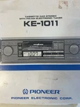 Vintage Pioneer KE-1011 Super Tuner Cassette Car Stereo New Box Nos Complete. Fixed Price $350.00.