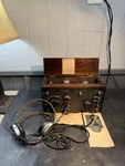 Antique 1924 Crosley Model 51 Regenerative Tube Radio W/ Headphones. Fixed Price $249.95.