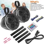 Pyle PLUTV44BTR 2-WAY Dual Waterproof Off-road Speakers 800 Watts W/rgb Lights. Fixed Price $99.25.
