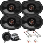 Speakers For 2009-2025 Ram 1500,2500 Infinity 6X9" Doors & Jbl 3.5" Dash. Fixed Price $259.99.