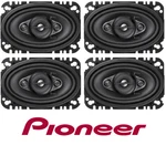 2- Pairs Pioneer TS-A4670F 6" 4-WAY 210 Watts Coaxial Car Speaker. Fixed Price $161.99.