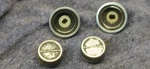 1969 Chrysler Mopar Set Original Chrome Radio Knobs. Fixed Price $38.95.