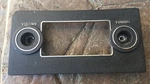 1972 Ford Thunderbird Oem Black Radio Bezel D2SA-18842-BC. Fixed Price $35.00.