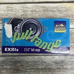 Polk Coaxial EX351A Series Ii 1/2 4 Ohms Car Stereo Speaker (pair) - New. Fixed Price $39.99.