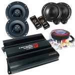 4 Channel Amplifier & 6.5" Component/ Coaxial Car Speakers Upgrade Package. Fixed Price $278.99.