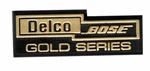 1990-1996 C4 Chevrolet Corvette Delco Bose Gold Series Speaker Grille Emblem. Fixed Price $28.95.