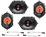4X Jbl 6"X8" Front-rear Car Door Speakers 1994-2004 Ford Mustang. Fixed Price $219.00.