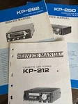Pioneer KP-212, KP-250, KP-292 Factory Service Manual Pick Model#. Fixed Price $20.00.