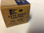5436 Chrysler 53-54 33-5557-13 Cts Auto Radio Control Nos. Fixed Price $5.96.