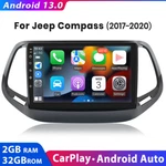 10'' Carplay Android 13 32GB Radio For Jeep Compass 17-2020 Bt Rds Gps Navi. Fixed Price $172.48.