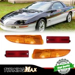 Amber Front Bumper Signal+red Rear Side Marker Light Housings For 1993-02 Camaro. Fixed Price $39.99.