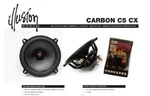 Illusion Audio C5CX 5.25" Carbon Series Coaxial Speaker Kit With Crossover. Fixed Price $550.00.
