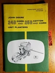 John Deere 24B 25B Corn Cotton Unit Planter Owner Operator Manual OM-B25268 '65. Fixed Price $30.00.