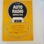 Sams AR-307 Auto Radio Service Data 1980 1ST Edition Description Has Models. Fixed Price $10.00.