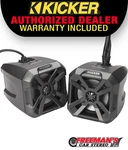 Kicker 48BTCAN65 6.5" Powercan Powerpsports Speakers W/ Led Lighting & Bluetooth. Fixed Price $699.99.