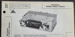 Motorola Models CTM61X, CTM61XA (1961 Chevrolet) Automobile Radio Photofact. Fixed Price $10.00.