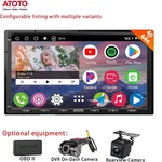 Atoto Obdii 4G+64GB Android Gps Radio 7" Receiver Carplay Siriusxm Dvr On-dash. Fixed Price $170.91.