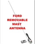 1964-97 Ford 31" Removeable Steel Mast Rectangle Base + Gasket Am/fm Antenna. Fixed Price $44.77.