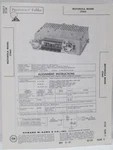 Vintage Sams Photofact Folder Radio Parts Manual Motorola Model CTA61. Fixed Price $14.95.