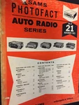 AR-21 Sam's Photofact Auto Radio Bendix Buick Cannel Master Chevy Continentalnos. Fixed Price $11.99.