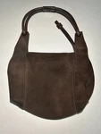 Vintage Gucci Brown Suede Hobo Bag Tom Ford Era 101333 Shoulder. Fixed Price $399.00.
