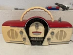 Overdrive Cicena Classic Portable 57 Chevy Dash Stereo Radio Cassette Player. Fixed Price $59.99.