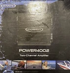 New Jensen Amplifier Audio Premier Two Channel 200 Watts Marine Boat POWER4002. Fixed Price $89.99.