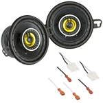 1978-1988 Chevy Monte Carlo Kicker Front Dash Factory Speaker Upgrade Package. Fixed Price $64.95.