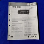 Sony XR-6287 Service Manual Original Paper Oem Repair Guide Usa. Fixed Price $106.75.