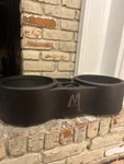 Menace Audio Voicepod Dual 10IN Empty Car Speaker Enclosure Black MA-VP210E-TW. Fixed Price $79.99.