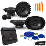 Alpine Type-s Speaker And Amp Bundle 6.5" S-S65C Set S-S69 6X9 With S-A32F. Fixed Price $476.85.