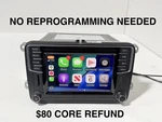 Unlocked 2016-2019 Vw Jetta Passat Tiguan Cc Gps Radio Display Oem Nav Carplay. Fixed Price $499.99.