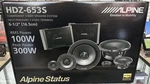 Alpine HDZ-653S Status Series 100W Rms 3-WAY 6.5" Shallow Component Speaker Set. Fixed Price $879.95.