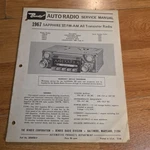 1967 Vw Sapphire Bendix Am-fm Radio Service Manual Karmann Ghia Transporter 3. Fixed Price $24.99.
