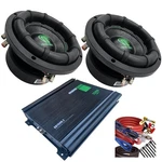 2X AUDIO360 1200W 6.5" Subwoofers + 1500W Car Amplifier Wiring Kit. Fixed Price $179.99.