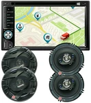 4X Blaupunkt GTS655M 6.5" Speakers + 200W 6.2" Mirror Link Gps For Android & Ios. Fixed Price $189.99.