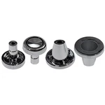 Radio Knob And Bezel Set Without Console Mustang 1968. Fixed Price $40.99.
