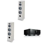 Focal NO4 Light Wood Floorstanding Speakers (2X FVESTIAN4LW) With Rx-v.... Fixed Price $3189.99.