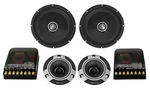 Pair Rockville X8C Competition 8" Component Speakers/titanium Tweeters Pro Audio. Fixed Price $84.95.