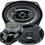 2X Audiotek K7 6X9 1400 Watt 5-WAY Red Car Stereo Coaxial Speakers- K69.5X. Fixed Price $49.99.