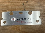 Motorola Motrac Nos Control Head Escutcheon Faceplate 1 Frequency. Fixed Price $25.00.