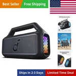 Boom By Outdoor Speaker, 80W, Subwoofer, Bassup 2.0, 24H Playtime, Waterp.... Fixed Price $179.95.