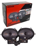 Kicker 6X8" 250W 2-WAY Component Speaker System 47KSS6804 & Tweeters Crossovers. Fixed Price $278.41.