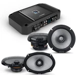 Alpine R2-A60F 600W Rms Car Amplifier With 6.5" W/ 6X9 Coaxial Speakers. Fixed Price $1269.85.