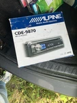 Alpine CDE-9870 Stereo Am/fm Radio For Antique Classic. Fixed Price $350.00.