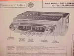 1951 Ford Custom Convertible Deluxe Six V-8 Am Radio Service Shop Manual. Fixed Price $19.99.