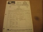 1963 Falcon Fairlane Mercury Bendix Radio Service Manual Supplement Sheet. Fixed Price $7.00.