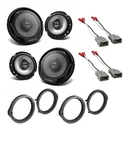 Kenwood KFC-1666S 6.5 Inch Front & Rear Door Car Speakers W/install Kits For. Fixed Price $139.99.