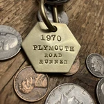 1970 Plymouth Road Runner Brass Key Fob Dodge / Chrysler Mopar. Fixed Price $16.95.