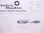 1962 Cadillac Eldorado Deville Fleetwood 60 75 Delco Gm Radio Service Manual. Fixed Price $24.99.